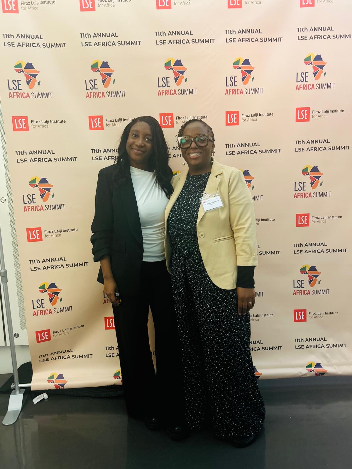 Vongai Nyahunzvi at the LSE Africa Summit, London School of Economics.
